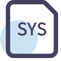 SYS File Format Icon, SYS,file format,system
