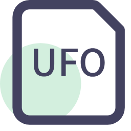 UFO File Format Icon, UFO,file format,font