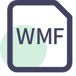 WMF File Format Icon, WMF,file format,vector