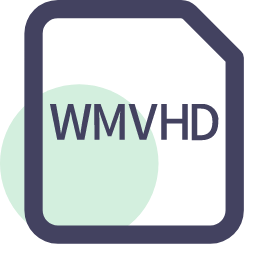 WMVHD File Format Icon, WMVHD,file format,video
