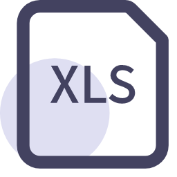XLS File Format Icon, XLS,file format,spreadsheet