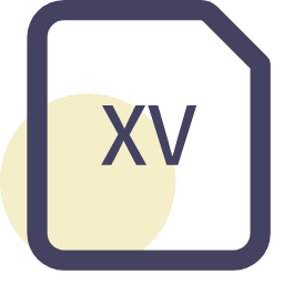 XV File Format Icon, XV,file format,image