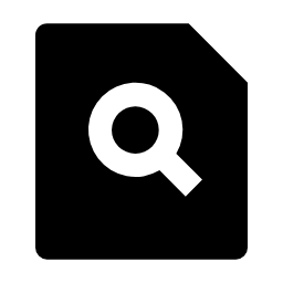 File Search Fill Icon, file,search,fill