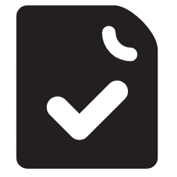 Checkmark Document Icon, checkmark,document,approval