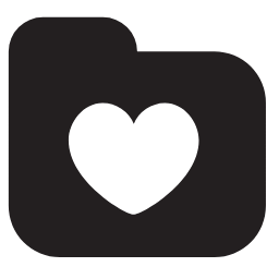 Favorites Folder Icon, favorites,folder,heart