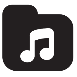 Music Folder Icon, music,folder,audio