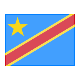 Democratic Republic of the Congo Flag Icon, DR Congo,flag