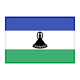 Lesotho Flag Icon, Lesotho,flag