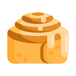 Cinnamon Roll Icon, cinnamon roll,snack