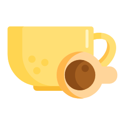 Coffee Cup with Coffee Beans Icon, coffee cup,coffee beans