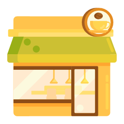 Coffee Shop Icon, coffee shop,cafe
