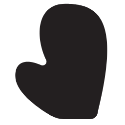 Oven Mitt Icon, oven mitt,kitchen tool