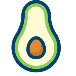 Avocado Icon, avocado,fruit,healthy