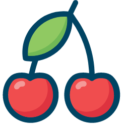 Cherries Icon, cherries,fruit,food
