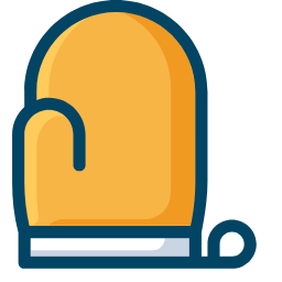 Kitchen Glove Icon, glove,kitchen,safety