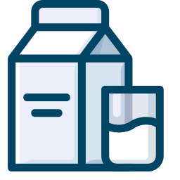 Milk Carton Icon, milk,carton,dairy