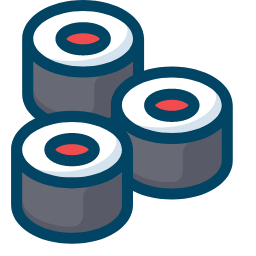 Sushi Icon, sushi,Japanese,food