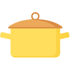 Stew Pot Icon, pot,cookware