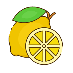 Dried Lemon Icon, dried lemon,dried fruit