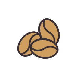Coffee Beans Icon, coffee beans,ingredient