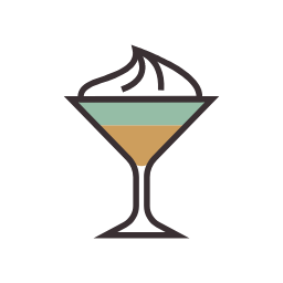 Coffee Cocktail Icon, coffee cocktail,drink