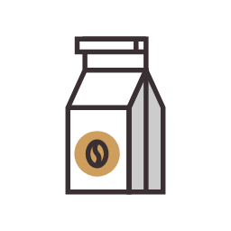 Coffee Pack Icon, coffee pack,storage