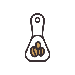 Coffee Scoop Icon, coffee scoop,tool