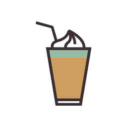 Coffee Shake Icon, coffee shake,drink