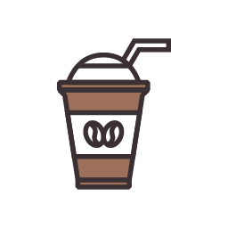 Iced Coffee Icon, iced coffee,drink