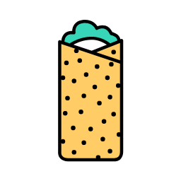 Chicken Roll Icon, chicken roll,dish,food