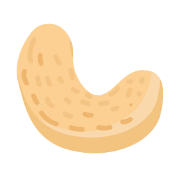 Cashew Nut Icon, cashew,nut