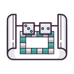 Dice Board Game Icon, dice,board game