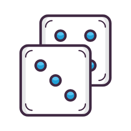 Dice Roll Icon, dice,game roll