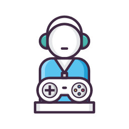 Gamer Icon, gamer,game player