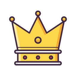 King Crown Icon, crown,game royalty