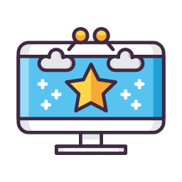Visual Effects Icon, visual effects,game enhancement