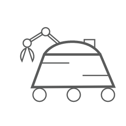 Space Rover Icon, space rover,antenna,space