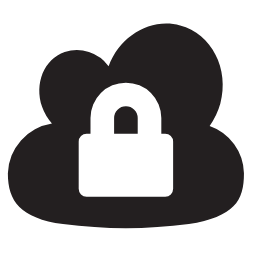 Cloud Secure Icon, cloud,secure