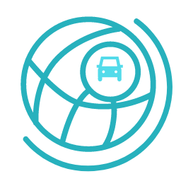 Car Net Icon, carnet,vehicle networking,IoT