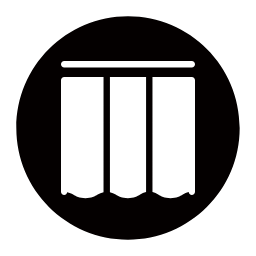Curtain Operation Icon, curtain,control