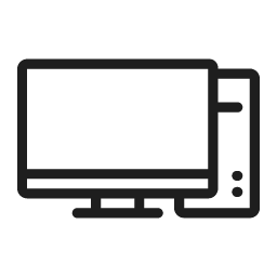 Desktop Computer Icon, desktop computer,computing device