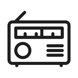 Radio Icon, radio,audio device