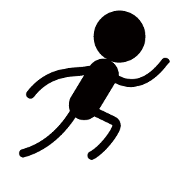Running Person Icon Variant Icon, running,variant