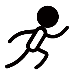 Running Person Icon, running,motion