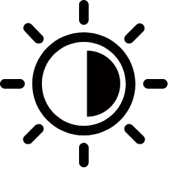 Sun - Moon Icon, sun - moon,light control