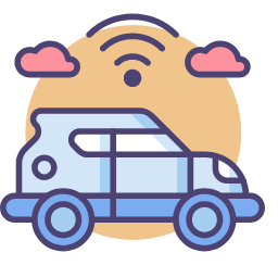 Autonomous Car Icon, autonomous car,car,driving
