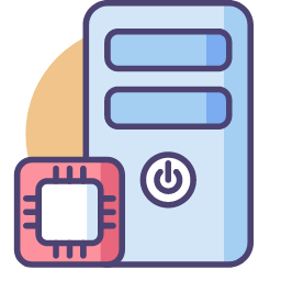 CPU Icon, CPU,computer,processing
