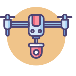 Drone Surveillance Icon, drone,surveillance,UAV