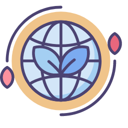 Eco Friendly Icon, eco friendly,globe,leaves