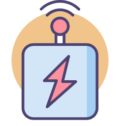 Intelligent Energy Control Icon, intelligent energy control,energy,lightning